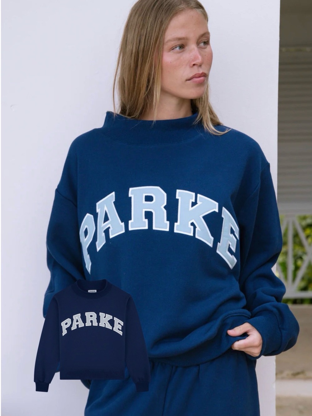 PARKE Seabreeze Pullover Sweatshirt Women’s Size L/XL